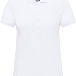 B-WARE DREIMASTER MARITIM DAMEN POLOSHIRT Gr.L Farbe Weiss