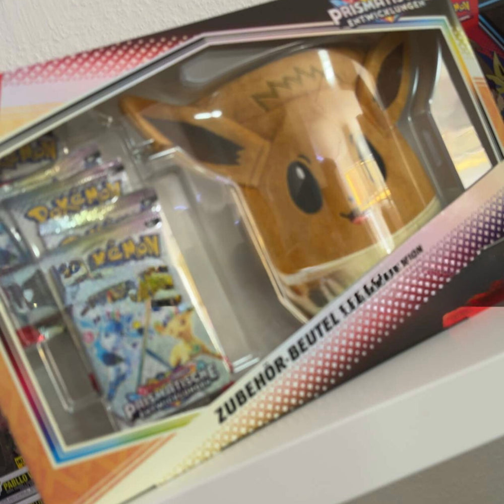 Pokemon Prismatische Entwicklungen Evoli Zubehör Beutel Kollektion Deutsch