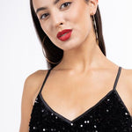B-WARE FAINA DAMEN KLEID GR.L FARBE SCHWARZ