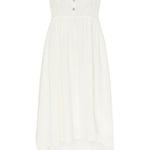 B-WARE DREIMASTER VINTAGE DAMEN SOMMERKLEID Gr.L Farbe Wollweiss