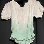 B-WARE MYMO DAMEN TOP Gr. XS Farbe Weiss Wasser