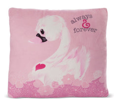 Nici 48275 Kissen Love Schwan weiß ca. 30x30cm GREEN | Love 2022/2023 | 48275