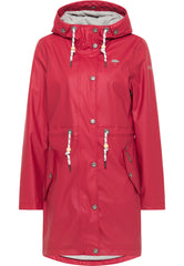 B-WARE Schmuddelwedda Damen Regenmantel Gr. XS Farbe Rot