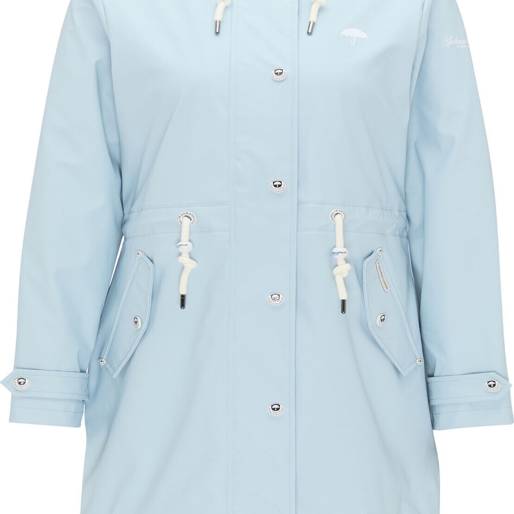 B-WARE SCHMUDDELWEDDA DAMEN PARKA Gr.S Farbe Hellblau