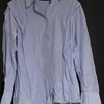 B-WARE DREIMASTER KLASSIK DAMEN BLUSE Gr. L Farbe Hellblau