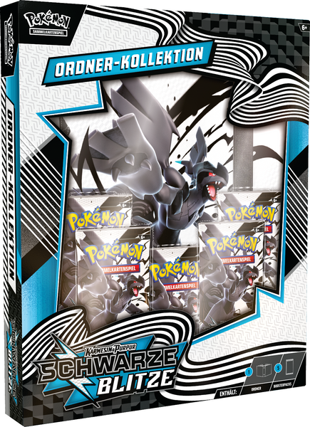 Pokemon Schwarze Blitze Ordner Kollektion KP 10.5 Binder Deutsch