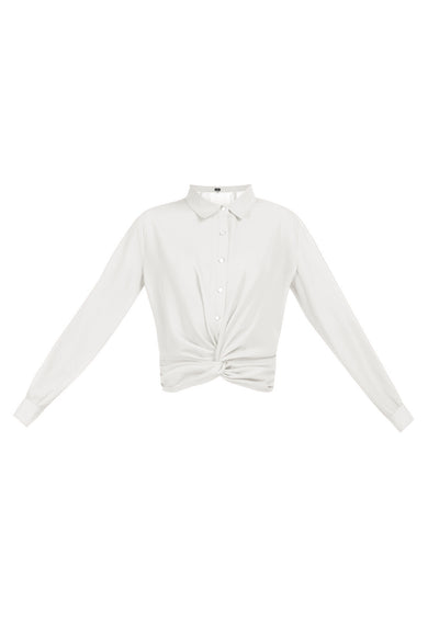 B-WARE DREIMASTER MARITIM DAMEN BLUSE Gr.L Farbe Wollweiss