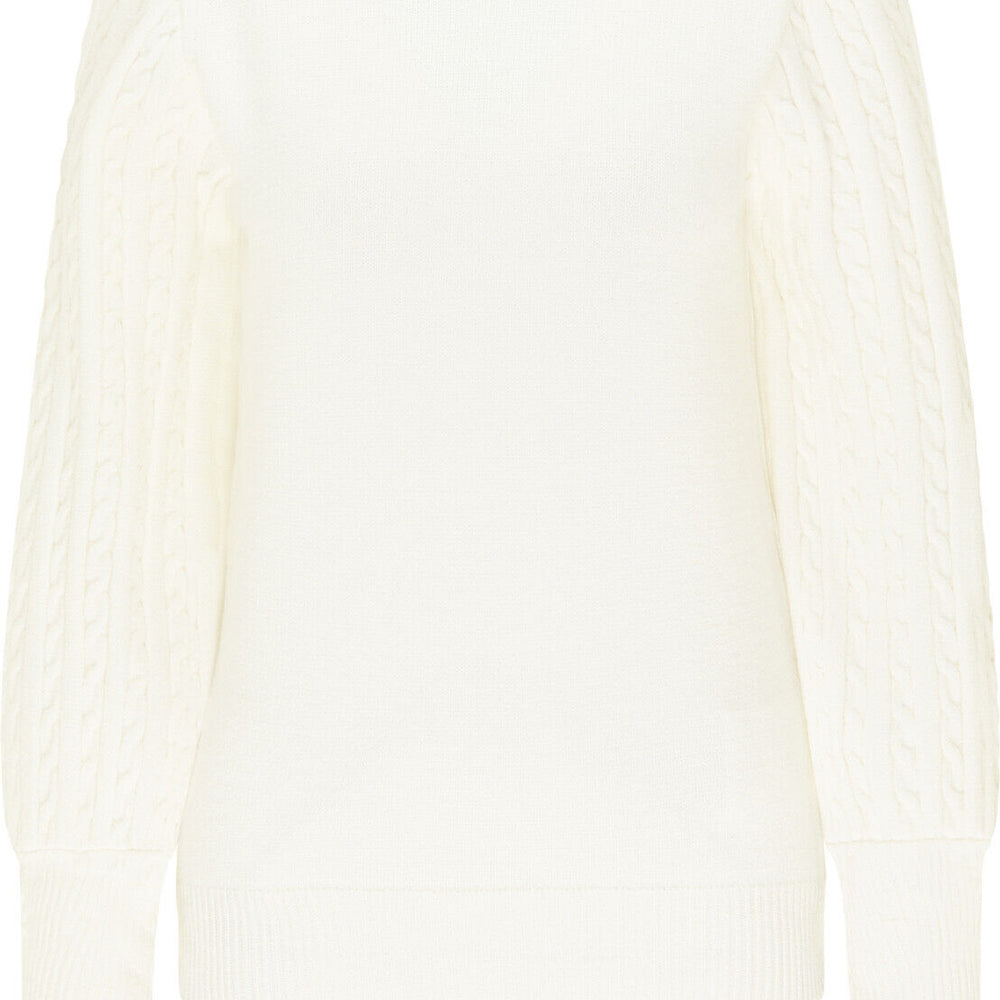 B-WARE FAINA DAMEN SWEATSHIRT Gr. M/L Farbe Wollweiss