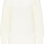 B-WARE FAINA DAMEN SWEATSHIRT Gr. M/L Farbe Wollweiss