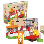 BiOBUDDi Bausteine Set Restaurant 25-teilig BB-0141