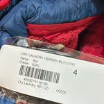 B-WARE DRY LAUNDRY HERREN BLOUSON Gr.XXXL Farbe Rot