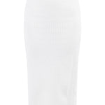 B-WARE IZIA DAMEN STRICKROCK Gr.M/L FARBE WEISS