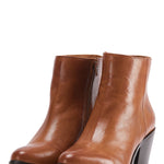 B-WARE Dreimaster Vintage Damen Schuhe Gr. 39 Farbe Cognac