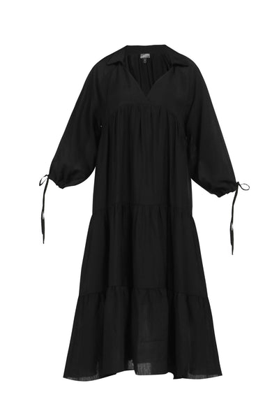 B-WARE DREIMASTER VINTAGE DAMEN KLEID Gr.M Farbe Schwarz