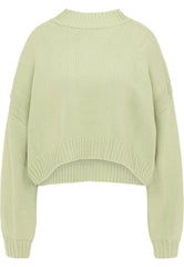 B-WARE MYMO DAMEN SWEATSHIRT Gr.XL/XXL Farbe Moos