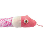 ECO Plüsch Sssnakes-Felsenklapperschlange / Sssnakes rosa Korallenschlange 145cm
