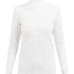 B-WARE FAINA DAMEN PULLOVER Gr. M/L Farbe WOLLWEISS