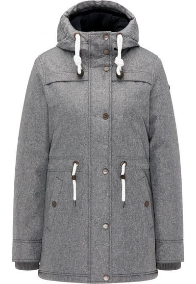 Musterware/Einzelstück DREIMASTER DAMEN WINTERJACKE GR.S FARBE GRAU MELANGE