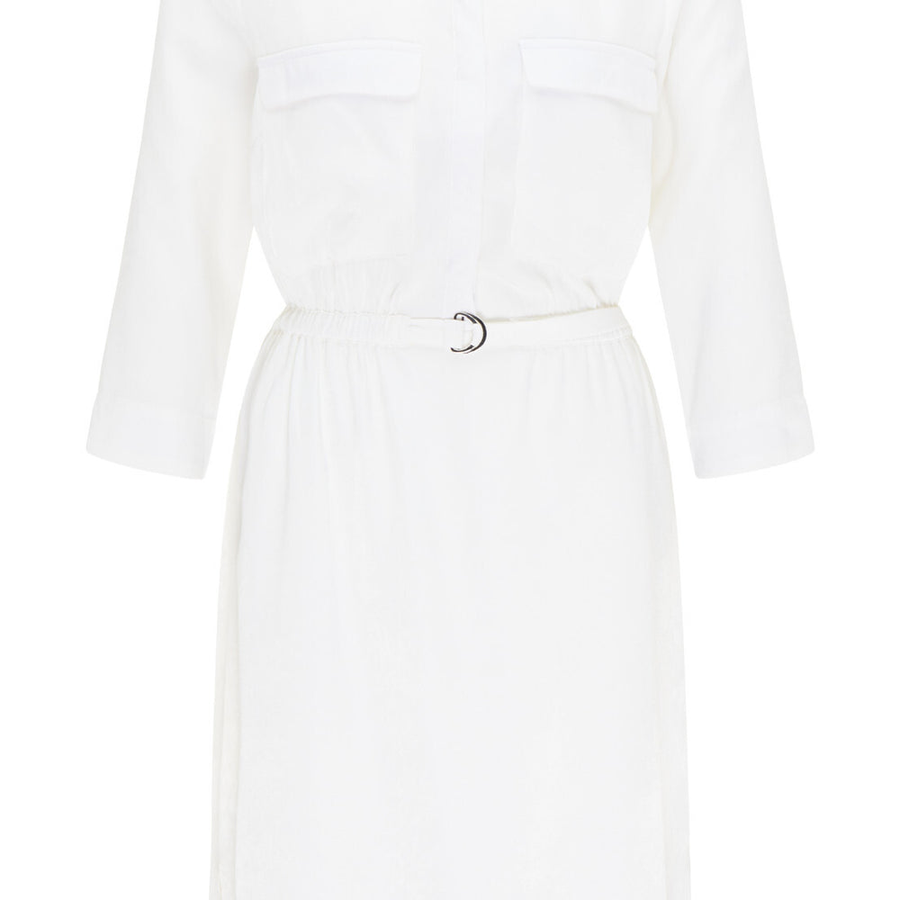 B-WARE USHA BLUE LABEL DAMEN KLEID Gr.S Farbe Weiss