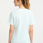 B-WARE PETROL INDUSTRIES DAMEN T-SHIRT Gr.L FARBE SOOTHING SEA