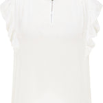B-WARE DREIMASTER KLASSIK DAMEN BLUSE Gr.M Farbe Wollweiss