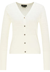B-WARE FAINA DAMEN STRICKJACKE Gr. XS/S Farbe Wollweiss