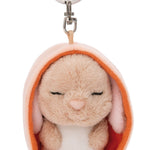 NICI GREEN Schlüsselanhänger Sleeping Pets Karamell Hase
