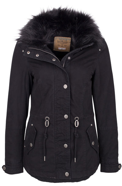 B-WARE DREIMASTER DAMEN ANORAK Gr. XL Farbe Schwarz