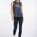 B-WARE MYMO DAMEN TOP GR.L FARBE MARINE