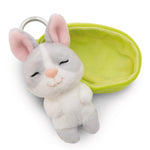 NICI GREEN Schlüsselanhänger Sleeping Pets grauer Hase