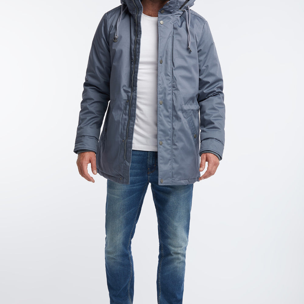 B-WARE DREIMASTER HERREN PARKA Gr. L Farbe Dunkelgraublau