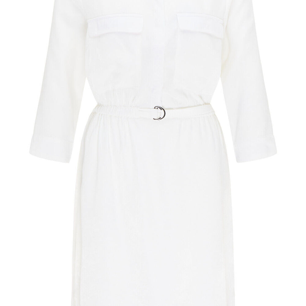 B-WARE USHA BLUE LABEL DAMEN KLEID Gr.S Farbe Weiss