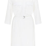 B-WARE USHA BLUE LABEL DAMEN KLEID Gr.S Farbe Weiss