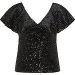 B-WARE FAINA DAMEN TOP Gr. M Farbe Schwarz