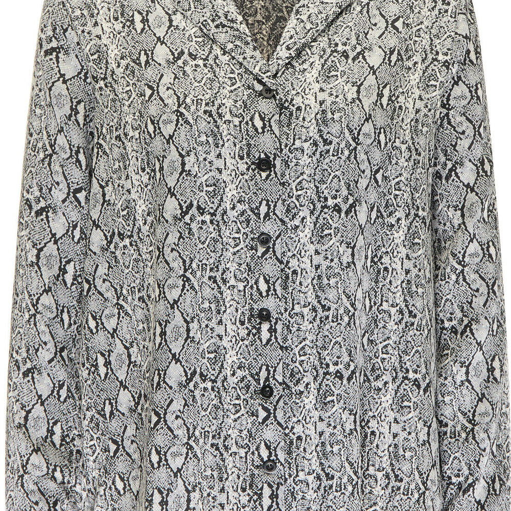 B-WARE USHA DAMEN BLUSE Gr. M Farbe Grau