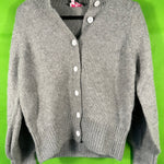 B-WARE MYMO DAMEN STRICKJACKE Gr. M/L Farbe Grau Melange