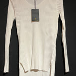 B-WARE DREIMASTER KLASSIK DAMEN PULLOVER Gr. XS/S Farbe WOLLWEISS