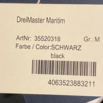 B-WARE DREIMASTER MARITIM HERREN REGENJACKE Gr.M Farbe Schwarz Outdoorjacke