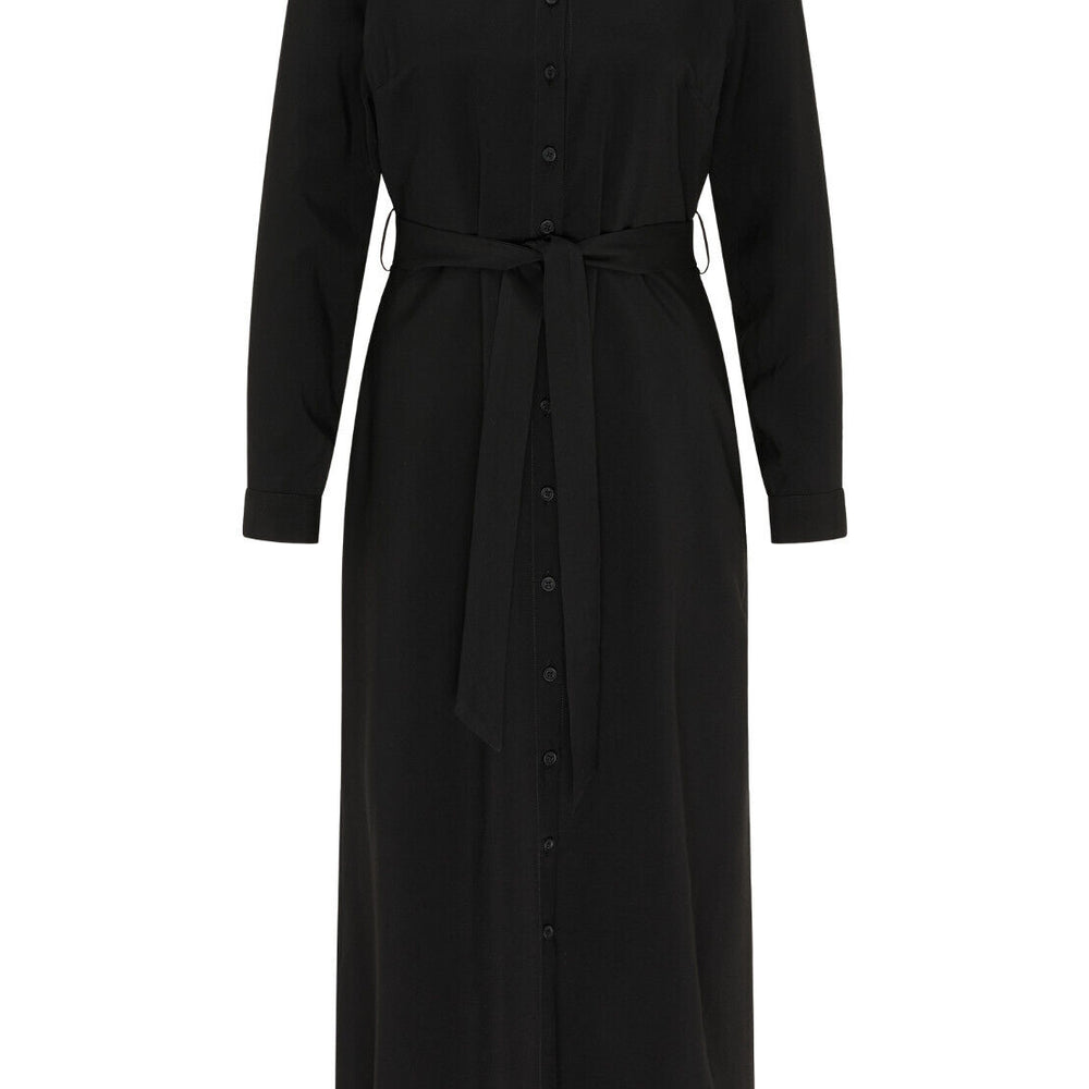 B-WARE DREIMASTER KLASSIK DAMEN BLUSENKLEID Gr.S Farbe Schwarz