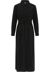 B-WARE DREIMASTER KLASSIK DAMEN BLUSENKLEID Gr.S Farbe Schwarz