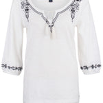 B-WARE DREIMASTER DAMEN TUNIKA Gr. XS Farbe Wollweiss