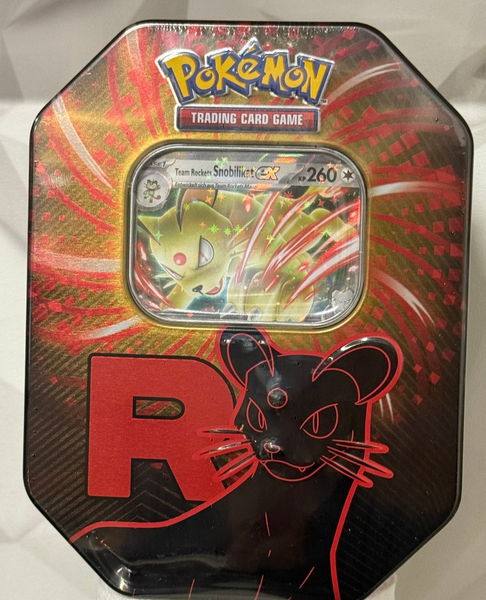 Pokemon Team Rockets Snobilikat ex Tin Box