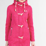 Musterware/Einzelstück …SCHMUDDELWEDDA DAMEN Strickfleece-Dufflecoat GR. S Pink