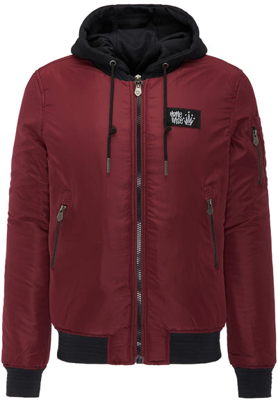 B-WARE HOMEBASE HERREN BLOUSON Gr.M Farbe Burgunder Outdoorjacke 2-in-1-Optik