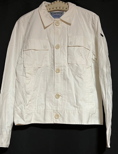 B-WARE DREIMASTER VINTAGE HERREN ÜBERGANGSJACKE Gr. M Farbe Wollweiss