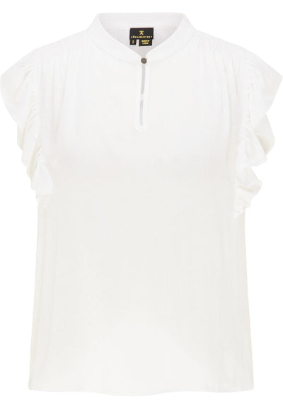 B-WARE DREIMASTER KLASSIK DAMEN BLUSE Gr.M Farbe Wollweiss