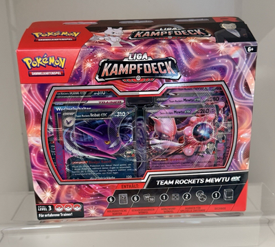 Pokémon 11891 Pokémon Liga-Kampfdeck Rockets Mewtu Sammelkarten