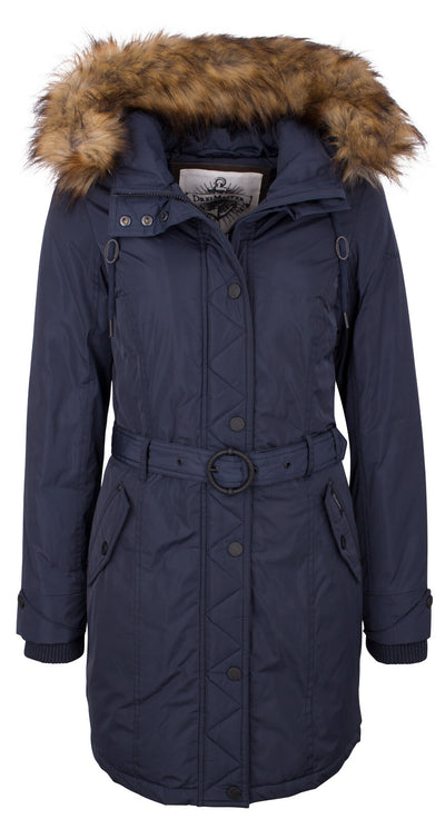 B-WARE DREIMASTER DAMEN PARKA Gr. XL FARBE MARINE