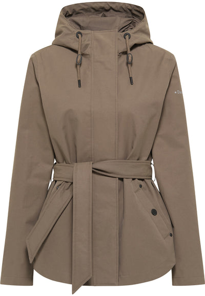 B-WARE DreiMaster Klassik Damen Regenjacke Gr. L Farbe Schlammoliv