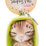 NICI GREEN Schlüsselanhänger Sleeping Pets Bengal Katze